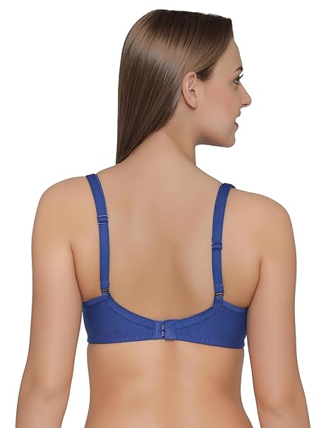 Clovia Women’s Cotton Padded Wire-Free Full-Coverage Bra – Soft Everyday Support